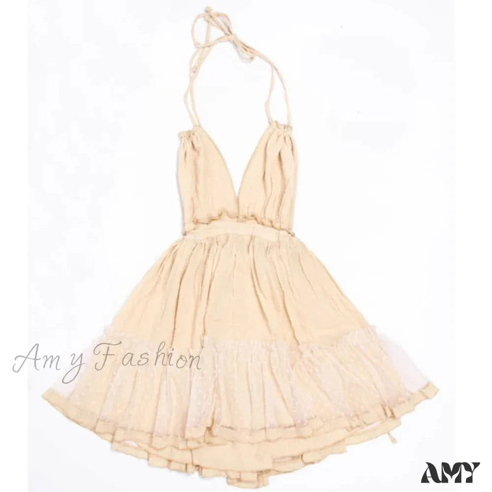 Amy Fashion - Sexy Girls Bohemian Aline Plus Size Dress