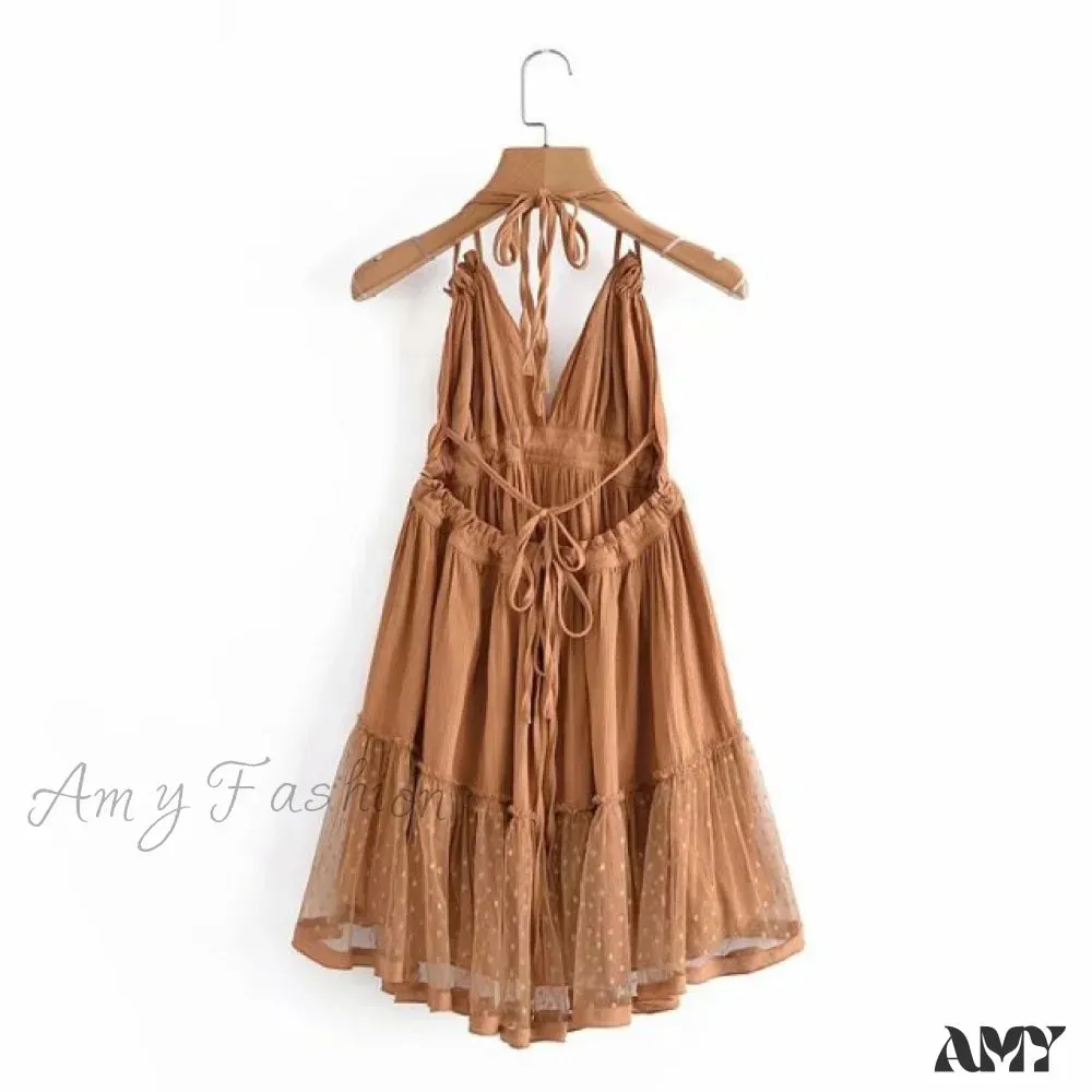 Amy Fashion - Sexy Girls Bohemian Aline Plus Size Dress