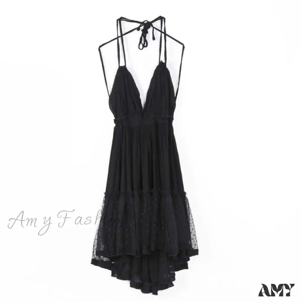 Amy Fashion - Sexy Girls Bohemian Aline Plus Size Dress