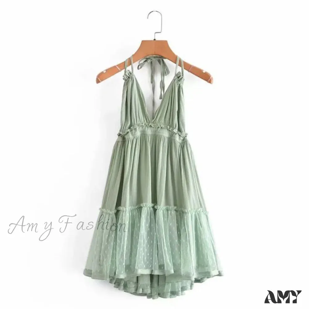 Amy Fashion - Sexy Girls Bohemian Aline Plus Size Dress