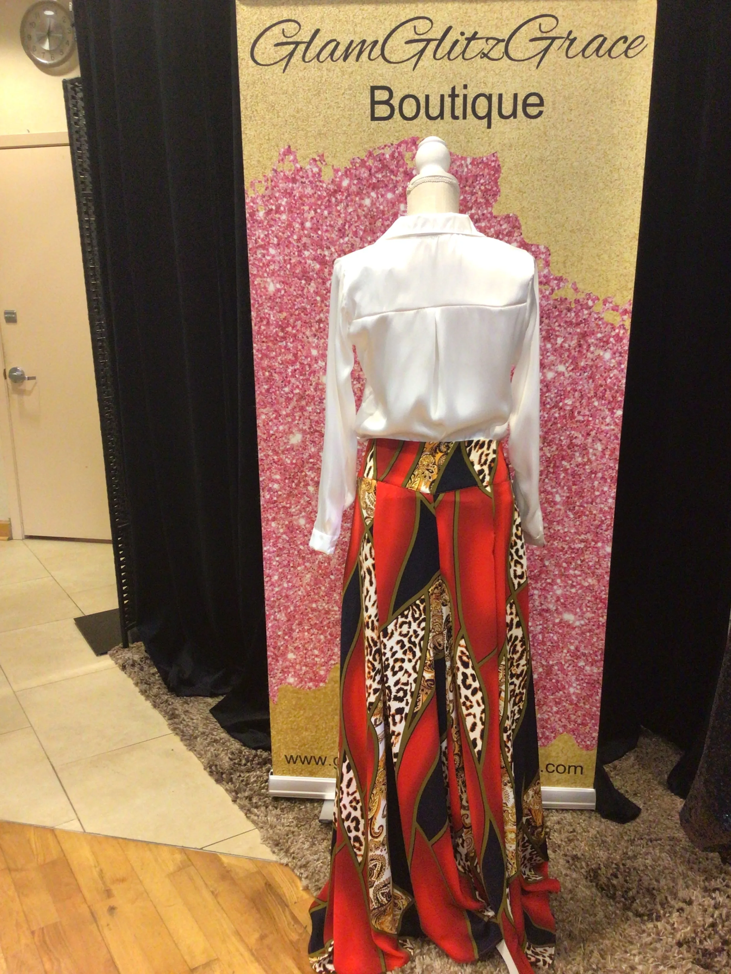 Animal Print Palazzo Pants