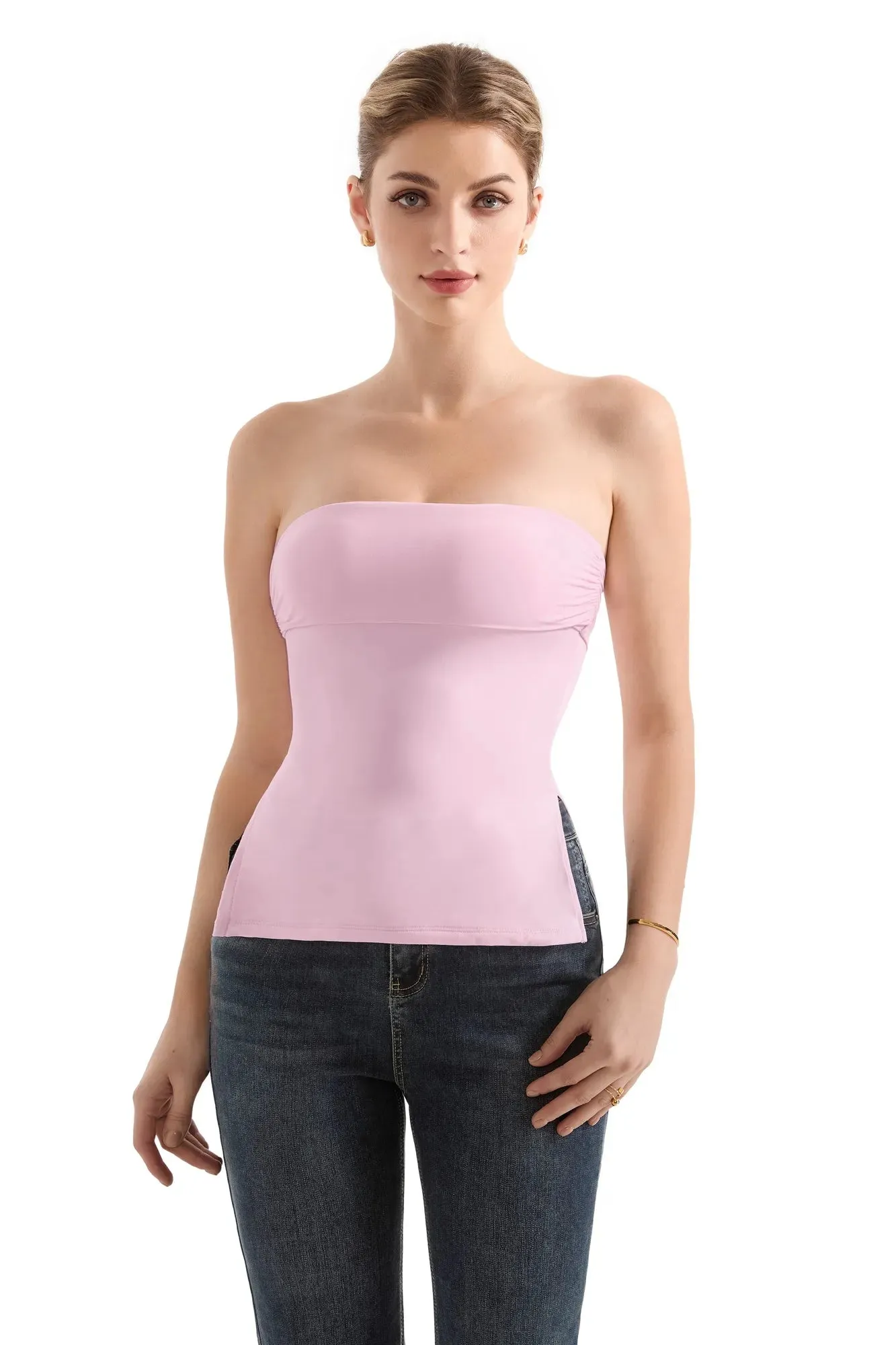 Buttery Soft Side Split Tube Top