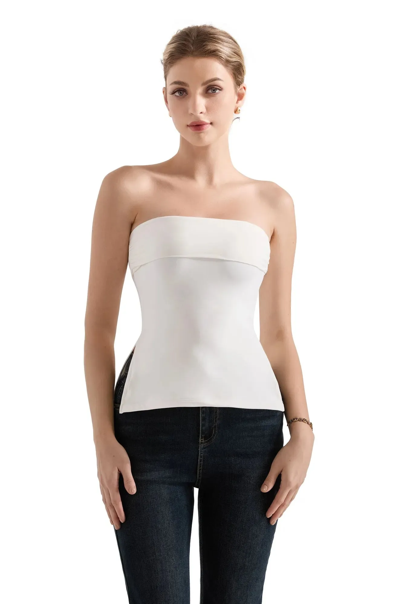 Buttery Soft Side Split Tube Top