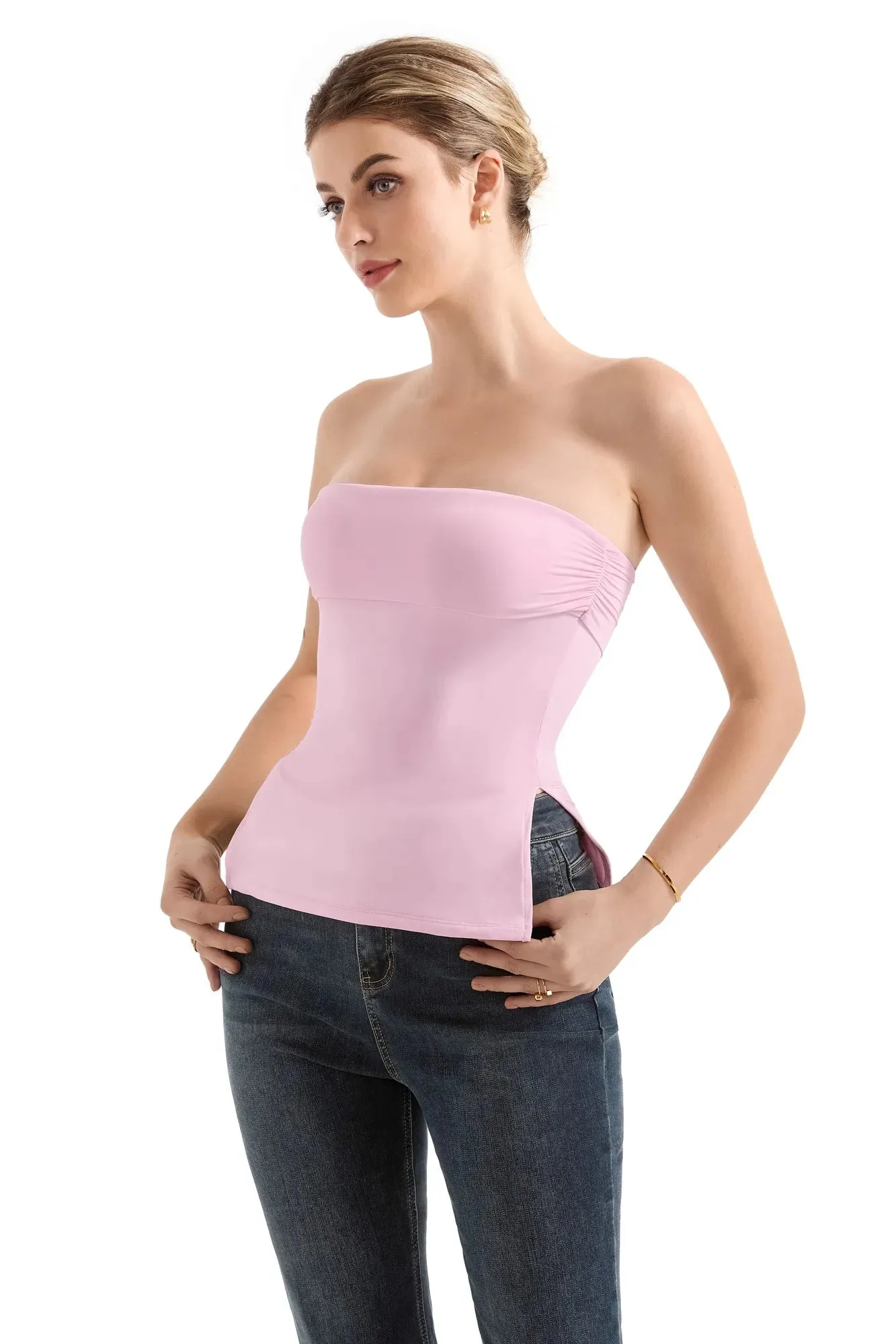 Buttery Soft Side Split Tube Top