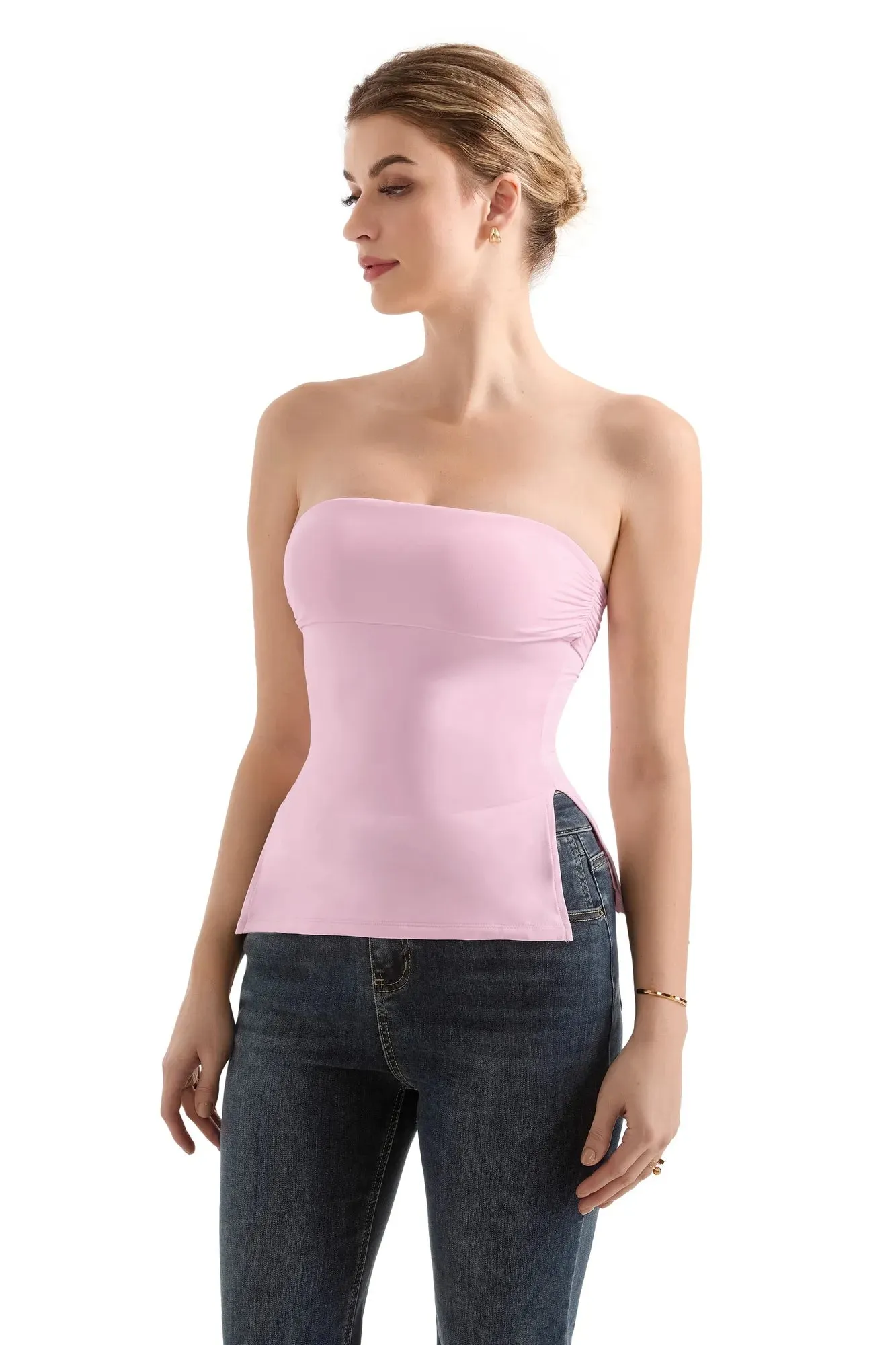 Buttery Soft Side Split Tube Top