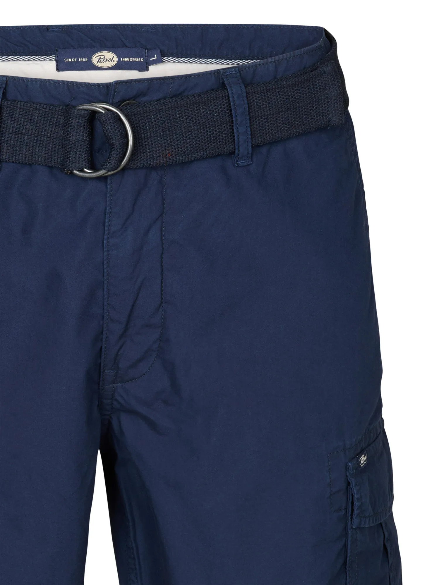 Cargo Shorts with Belt Azure