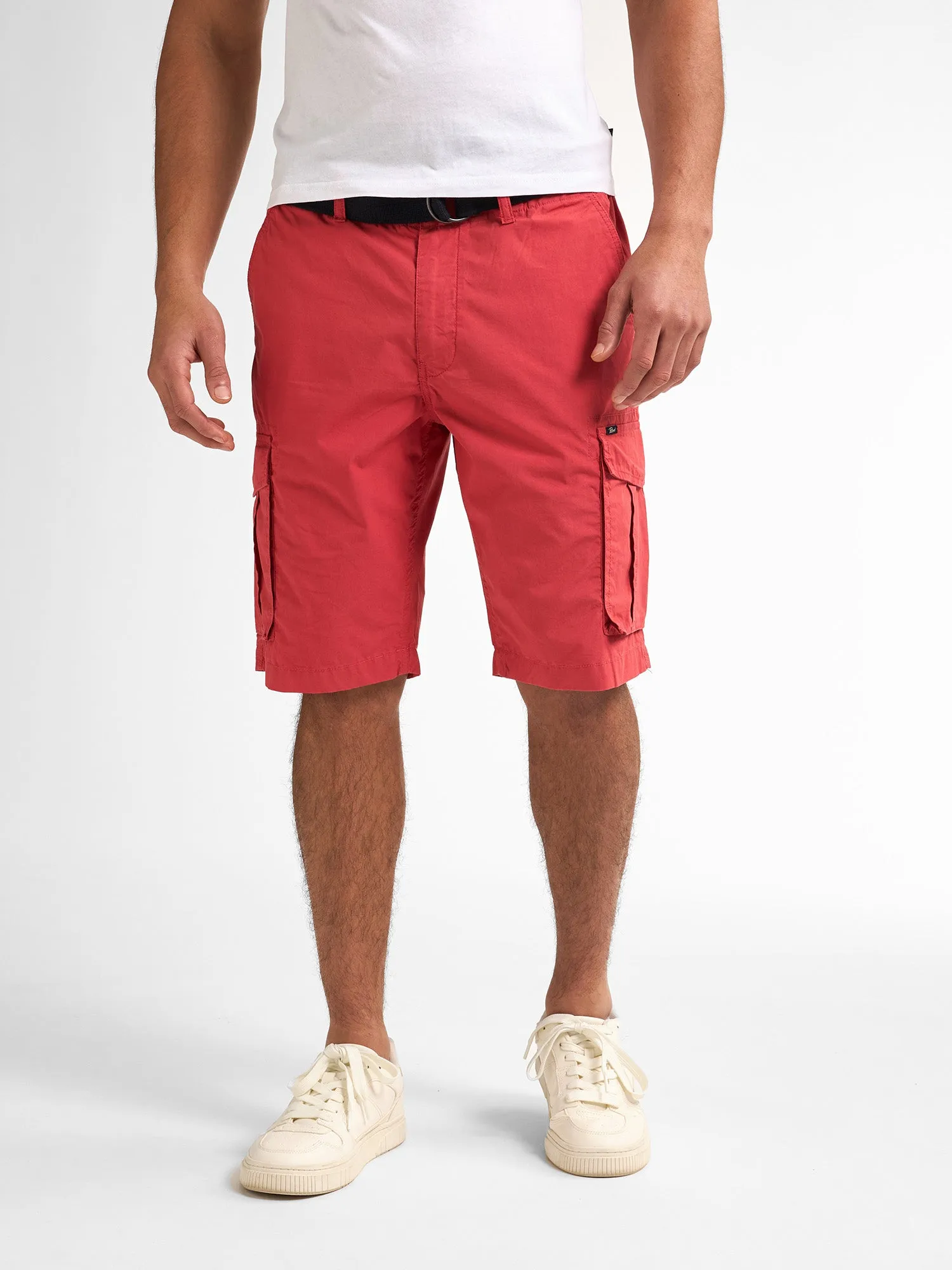 Cargo Shorts with Belt Azure