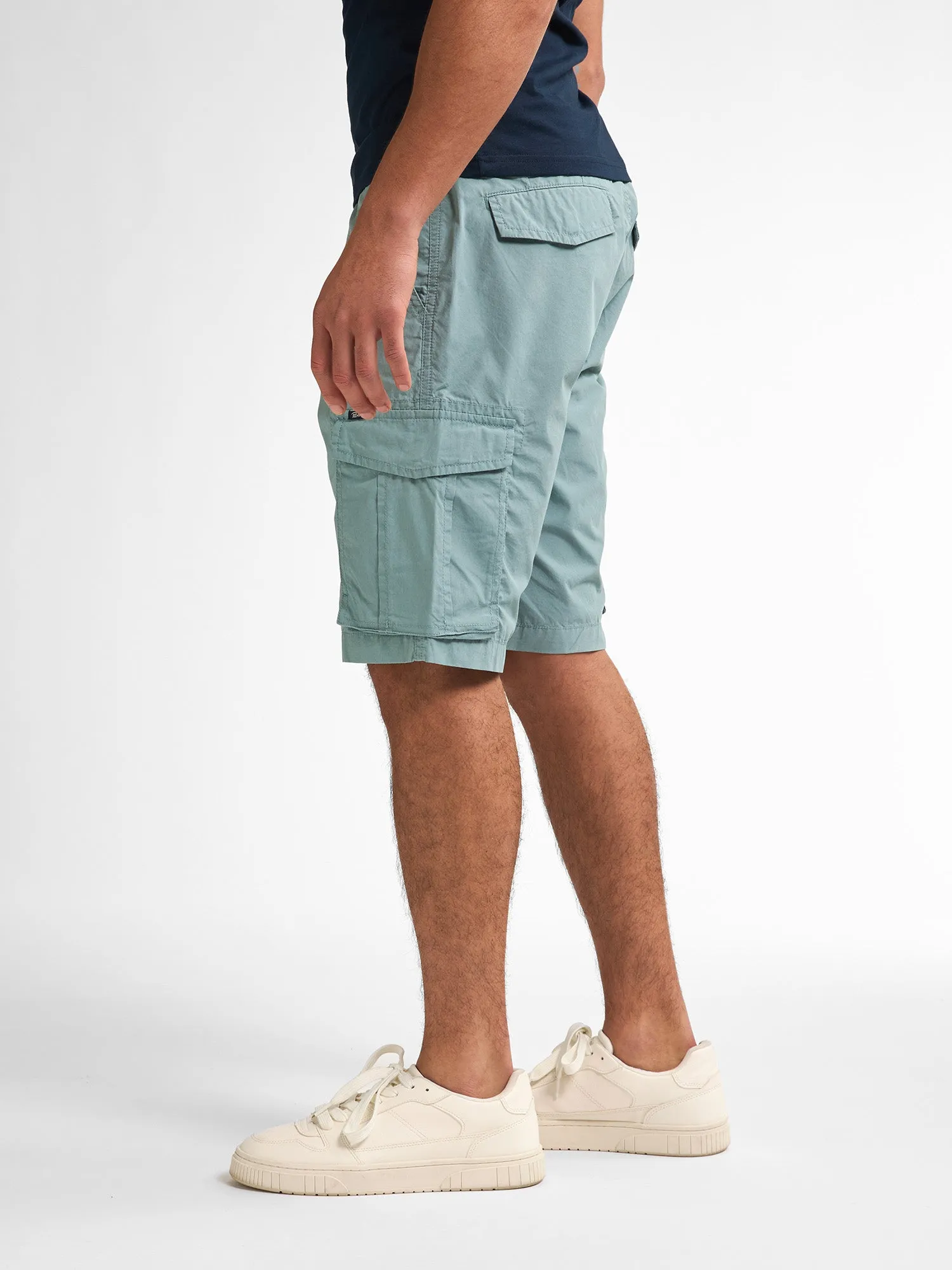 Cargo Shorts with Belt Azure