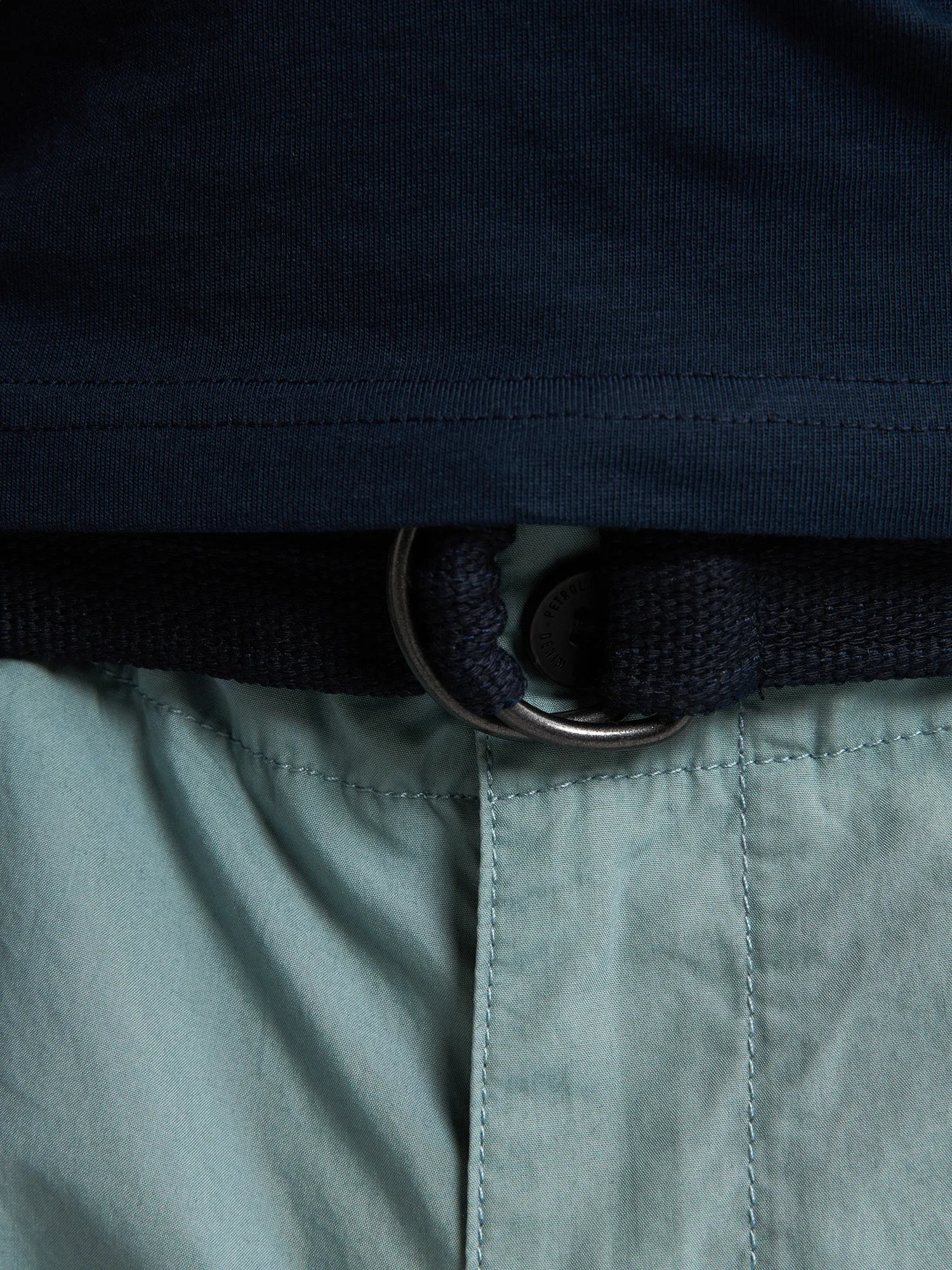 Cargo Shorts with Belt Azure