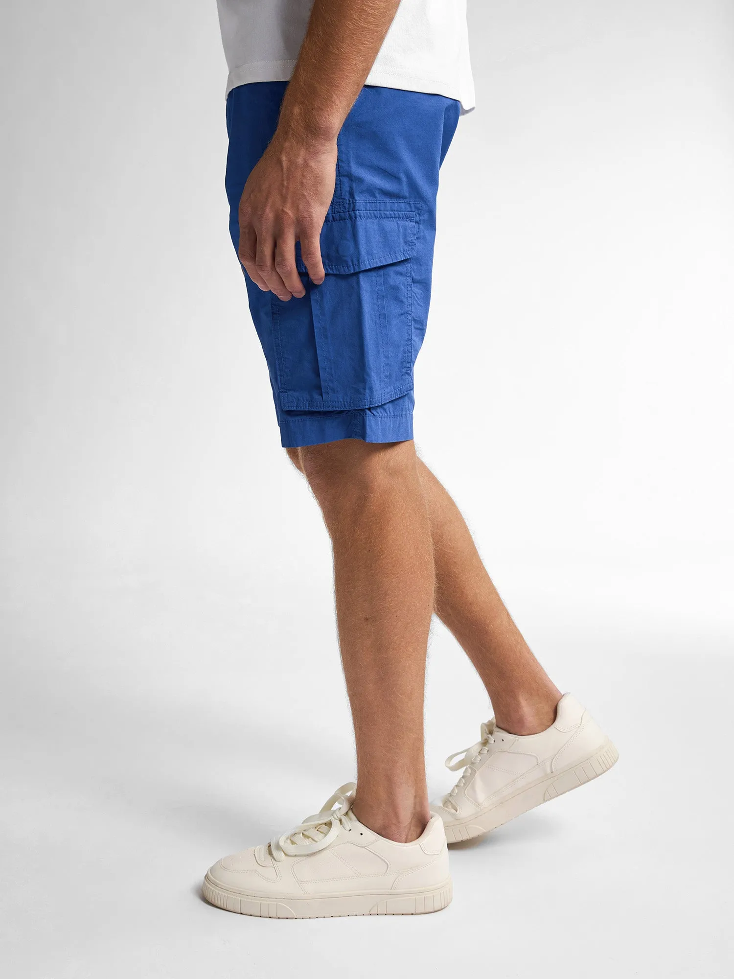 Cargo Shorts with Belt Azure