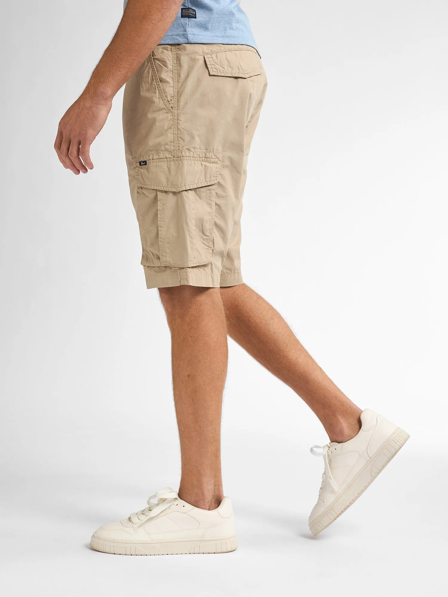 Cargo Shorts with Belt Azure