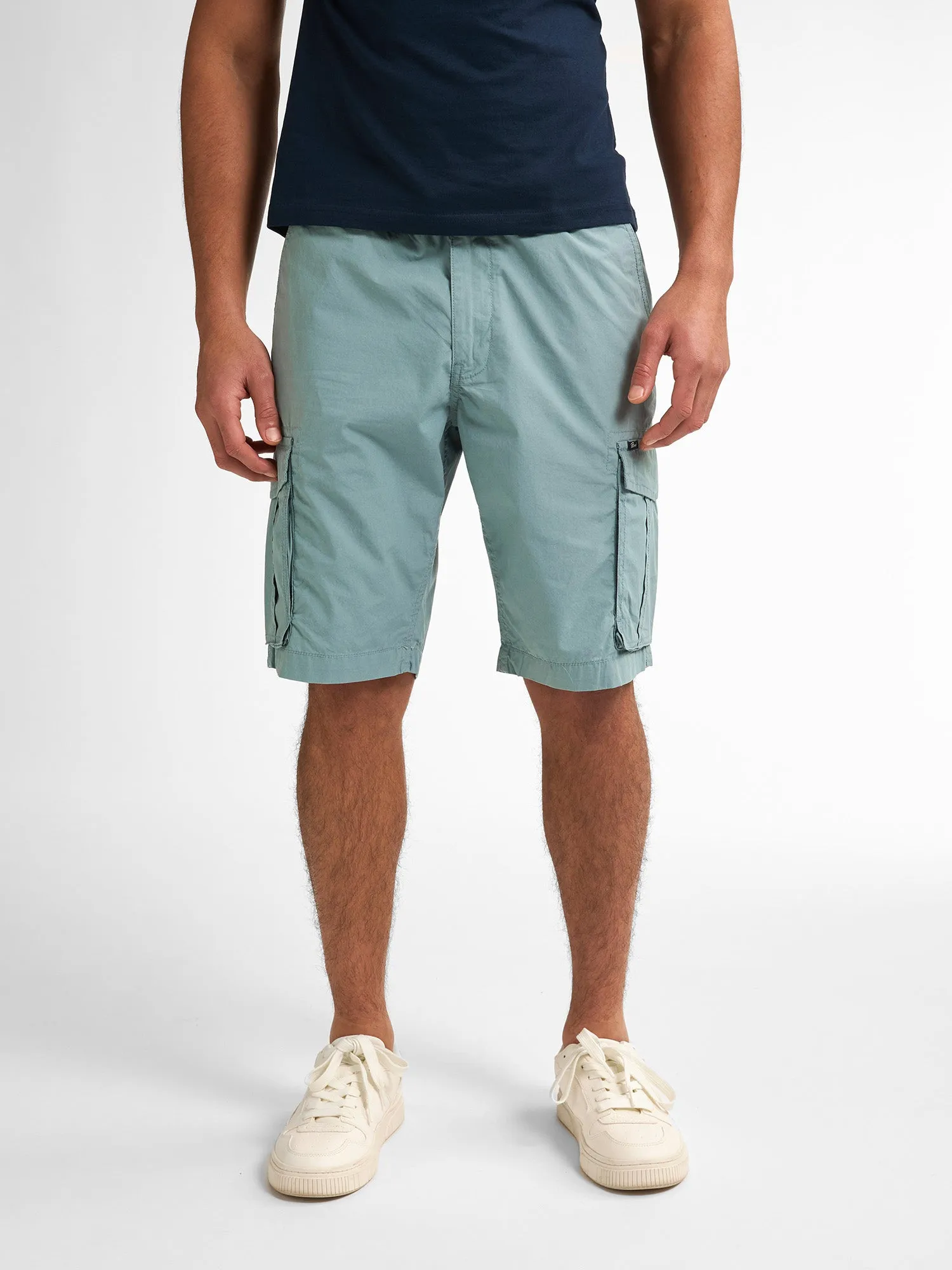 Cargo Shorts with Belt Azure