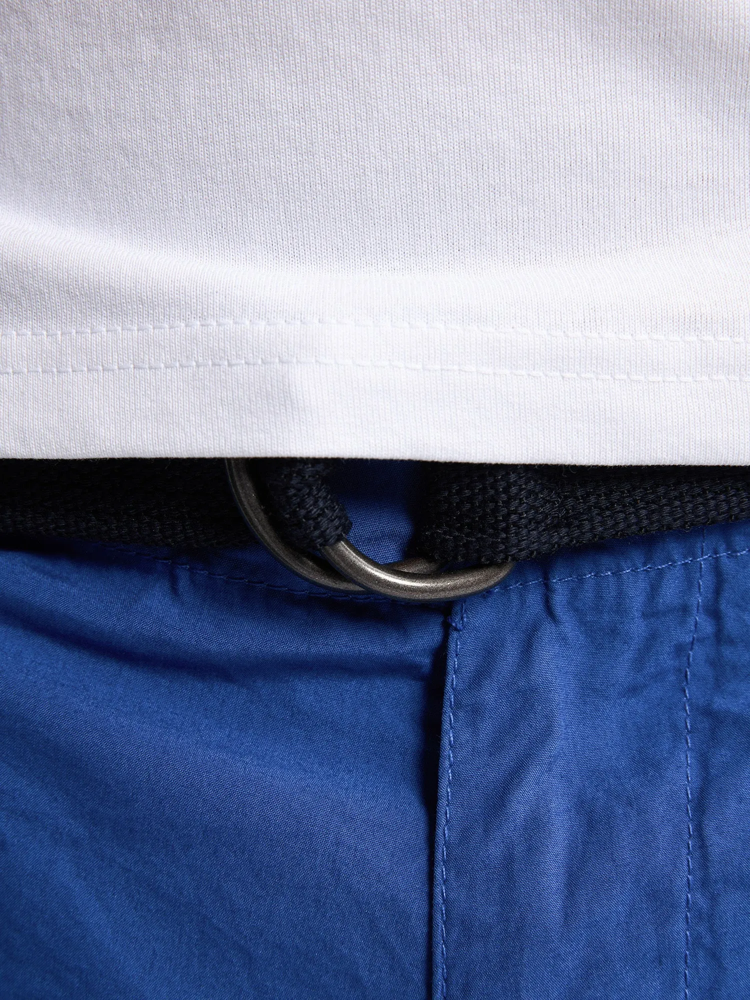 Cargo Shorts with Belt Azure