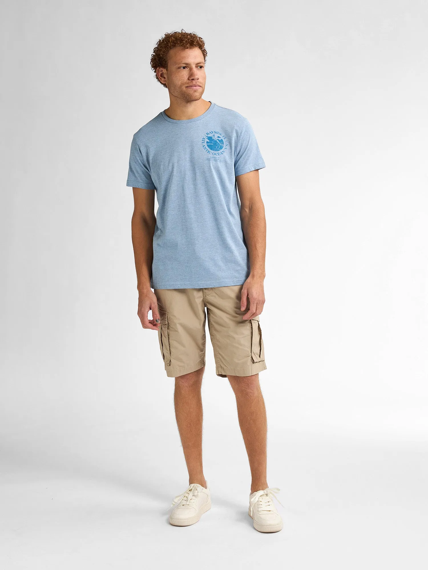 Cargo Shorts with Belt Azure