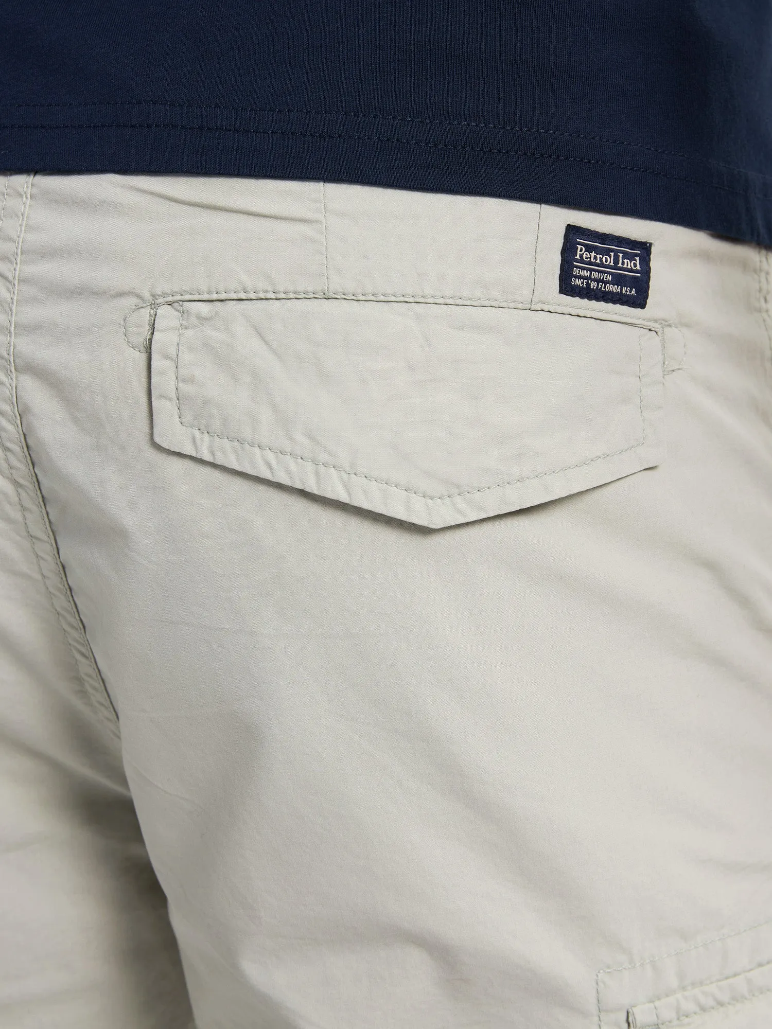 Cargo Shorts with Belt Azure