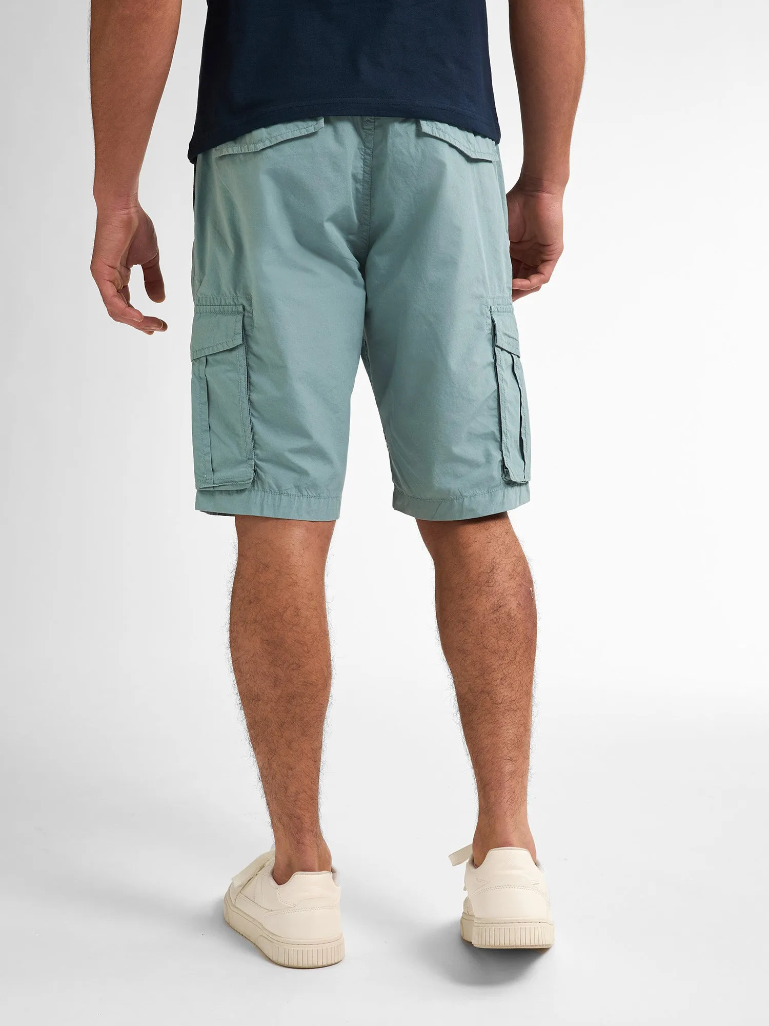 Cargo Shorts with Belt Azure