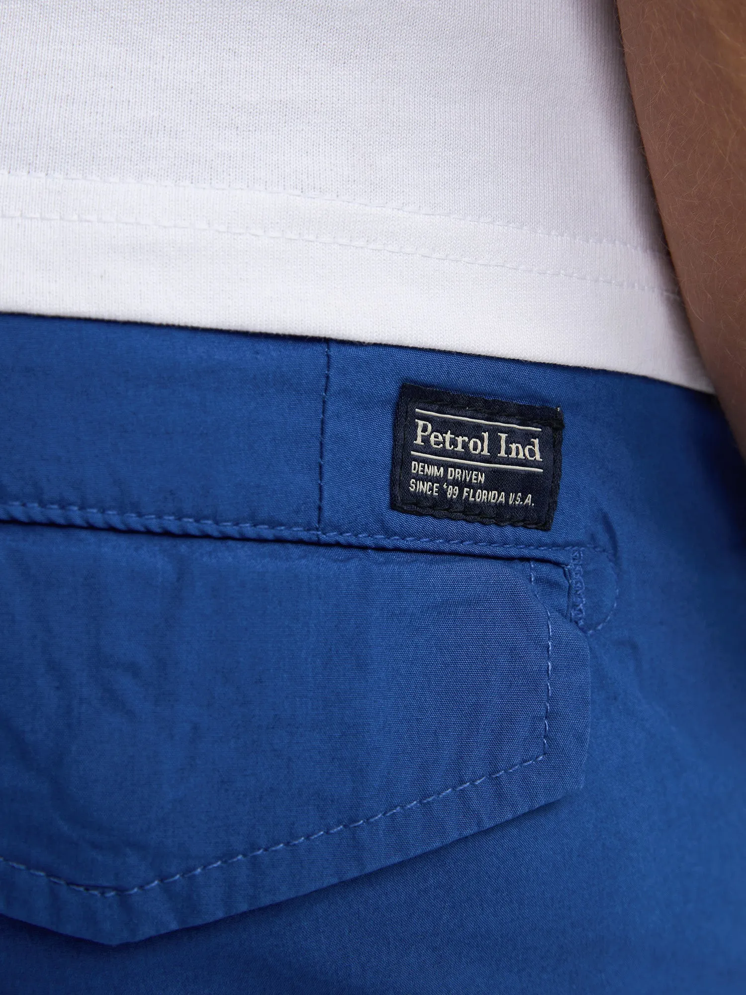 Cargo Shorts with Belt Azure