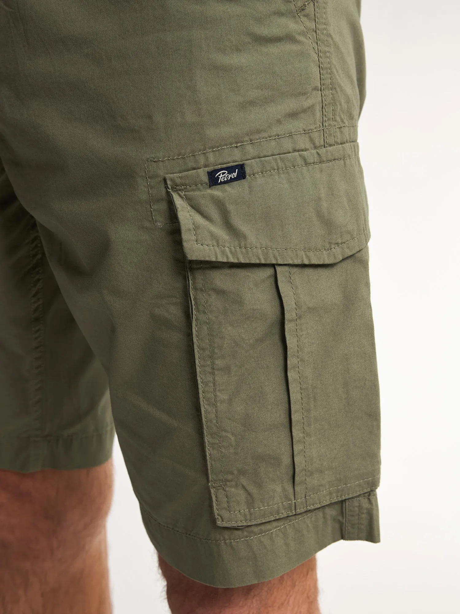 Cargo Shorts with Belt Azure