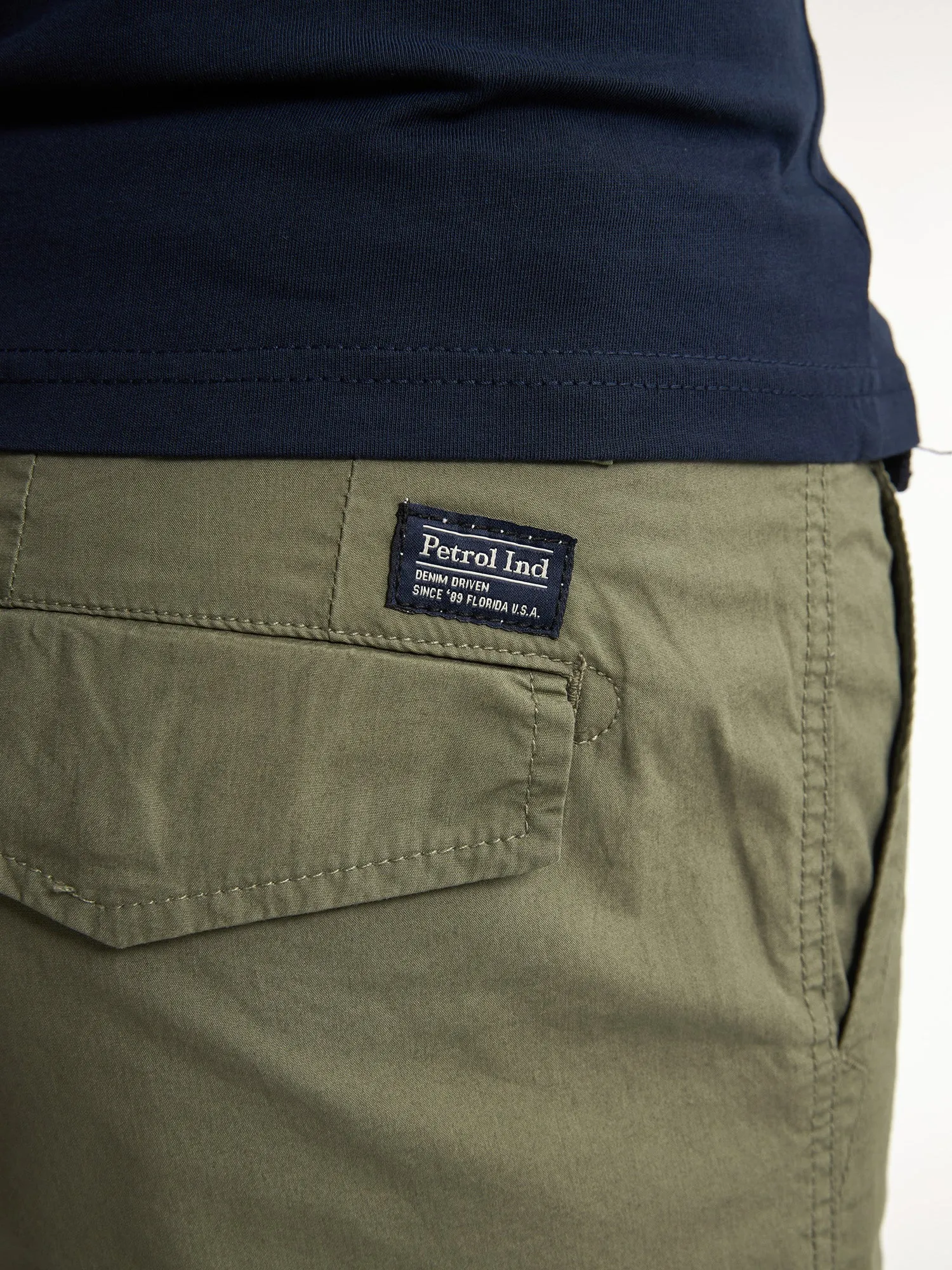 Cargo Shorts with Belt Azure