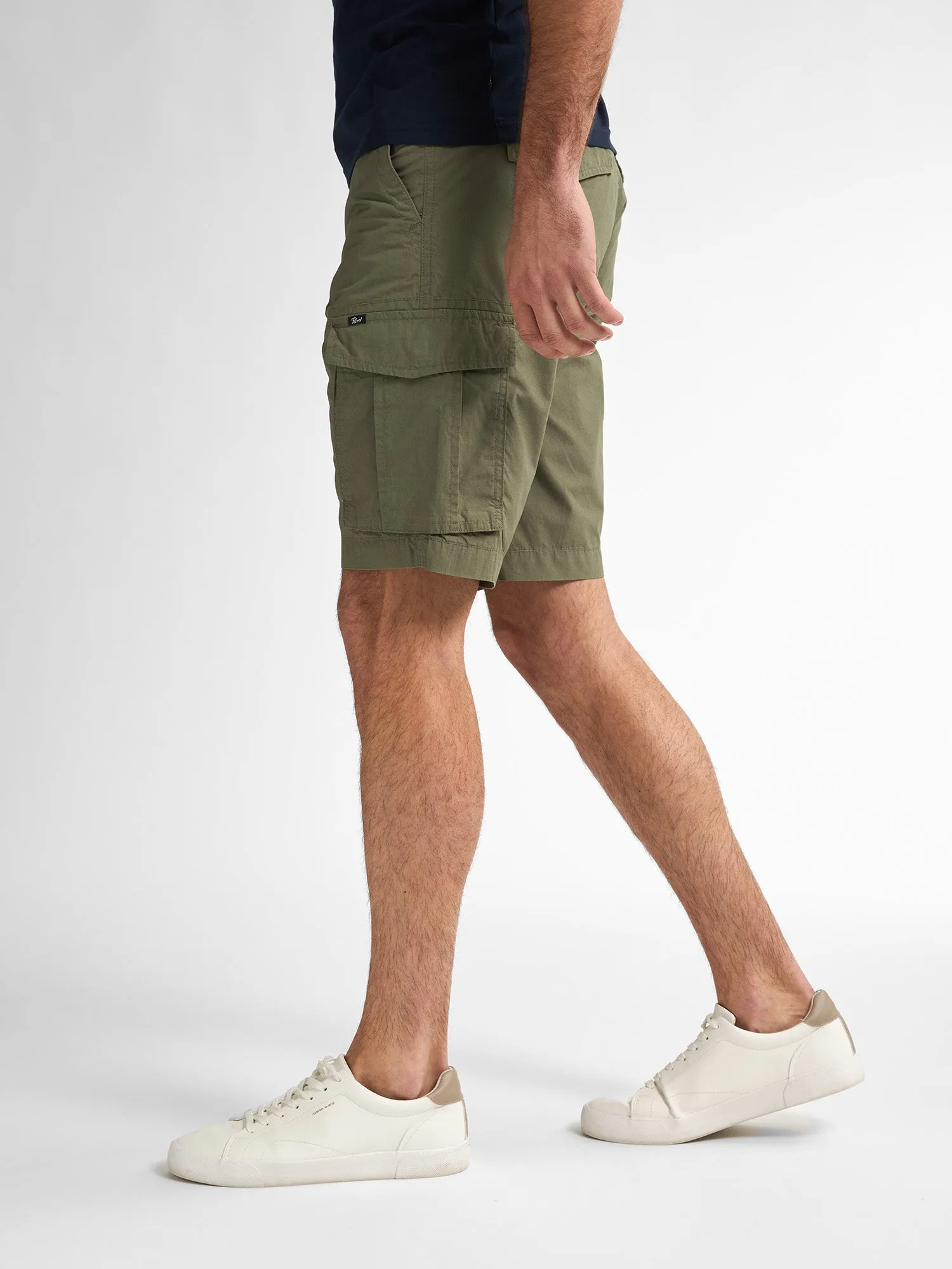 Cargo Shorts with Belt Azure