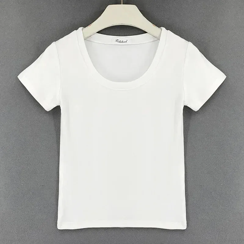 Casual Basic Femme Short Sleeve Tee