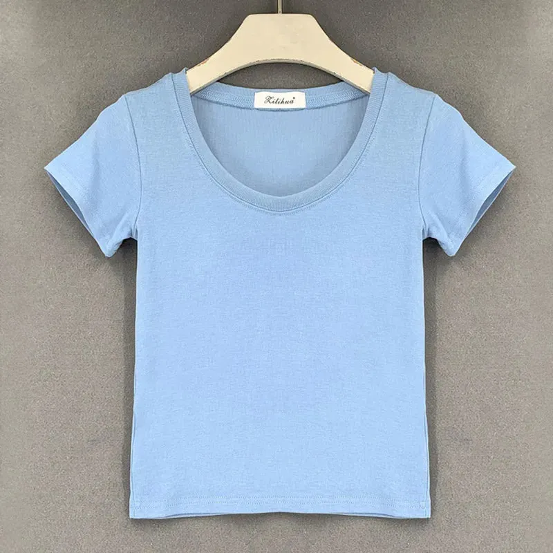 Casual Basic Femme Short Sleeve Tee