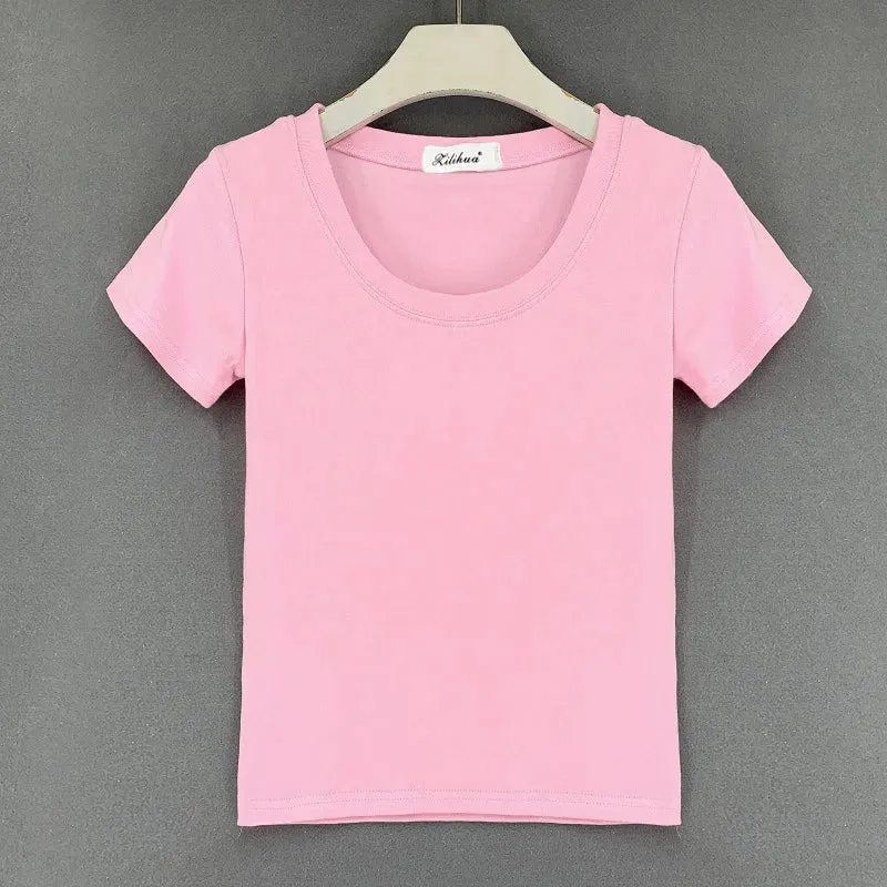 Casual Basic Femme Short Sleeve Tee