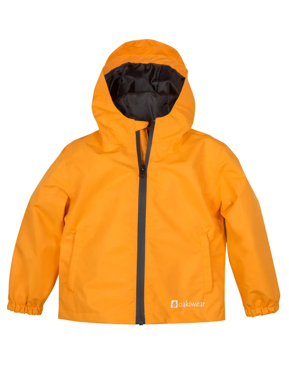 Children's Waterproof Shell Jacket, Lava Orange