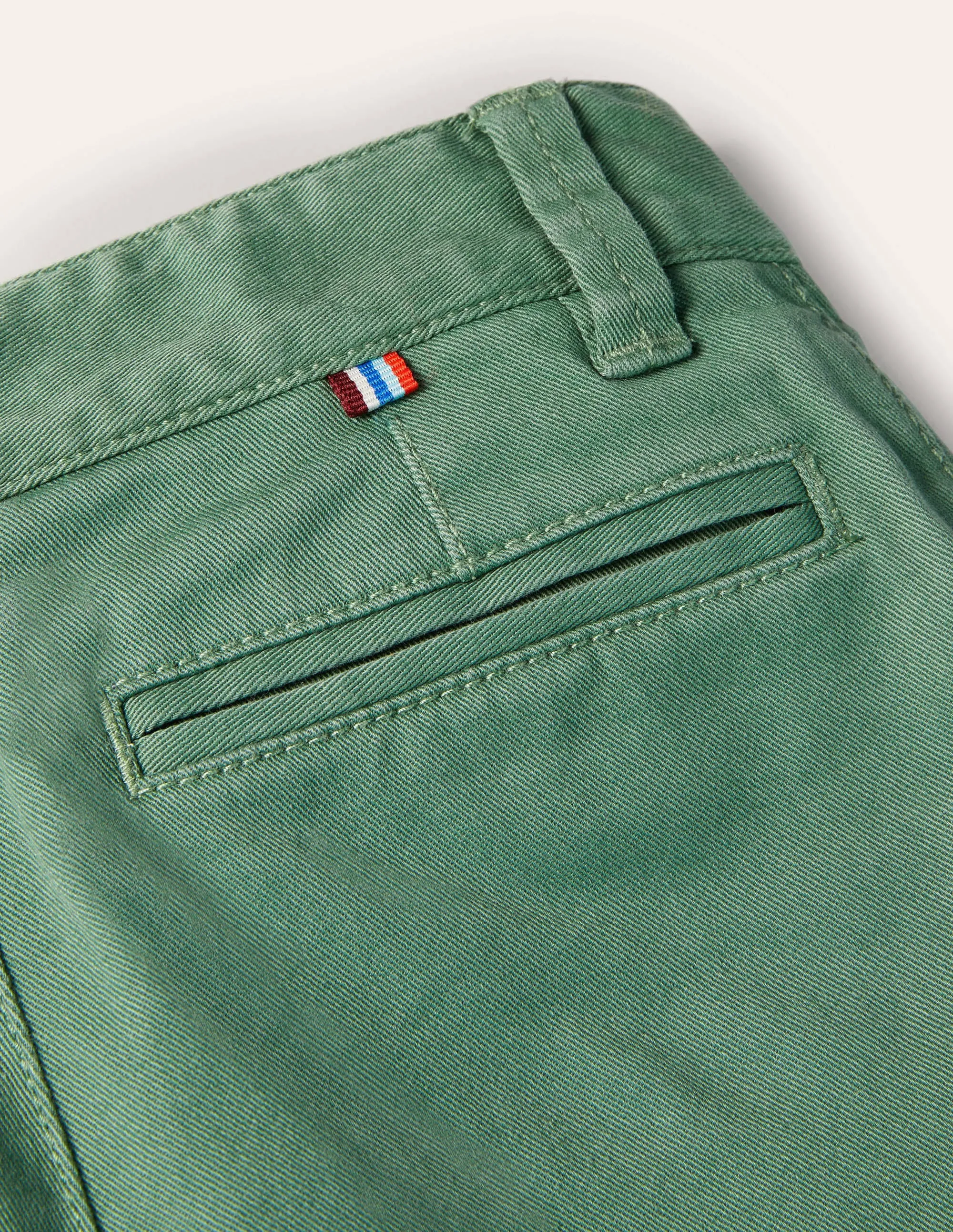 Chino Stretch Trousers-Rosemary Green