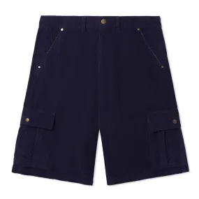 Corduroy Cargo Shorts, Navy