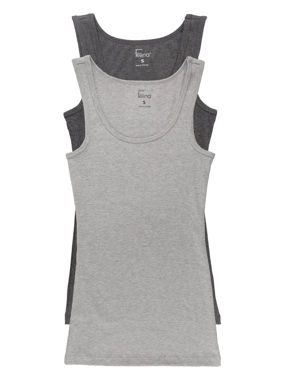 Cotton Ribbed Tank Top 2-Pack