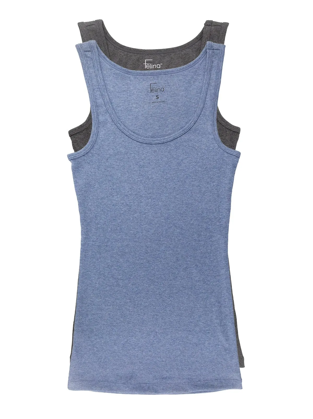 Cotton Ribbed Tank Top 2-Pack