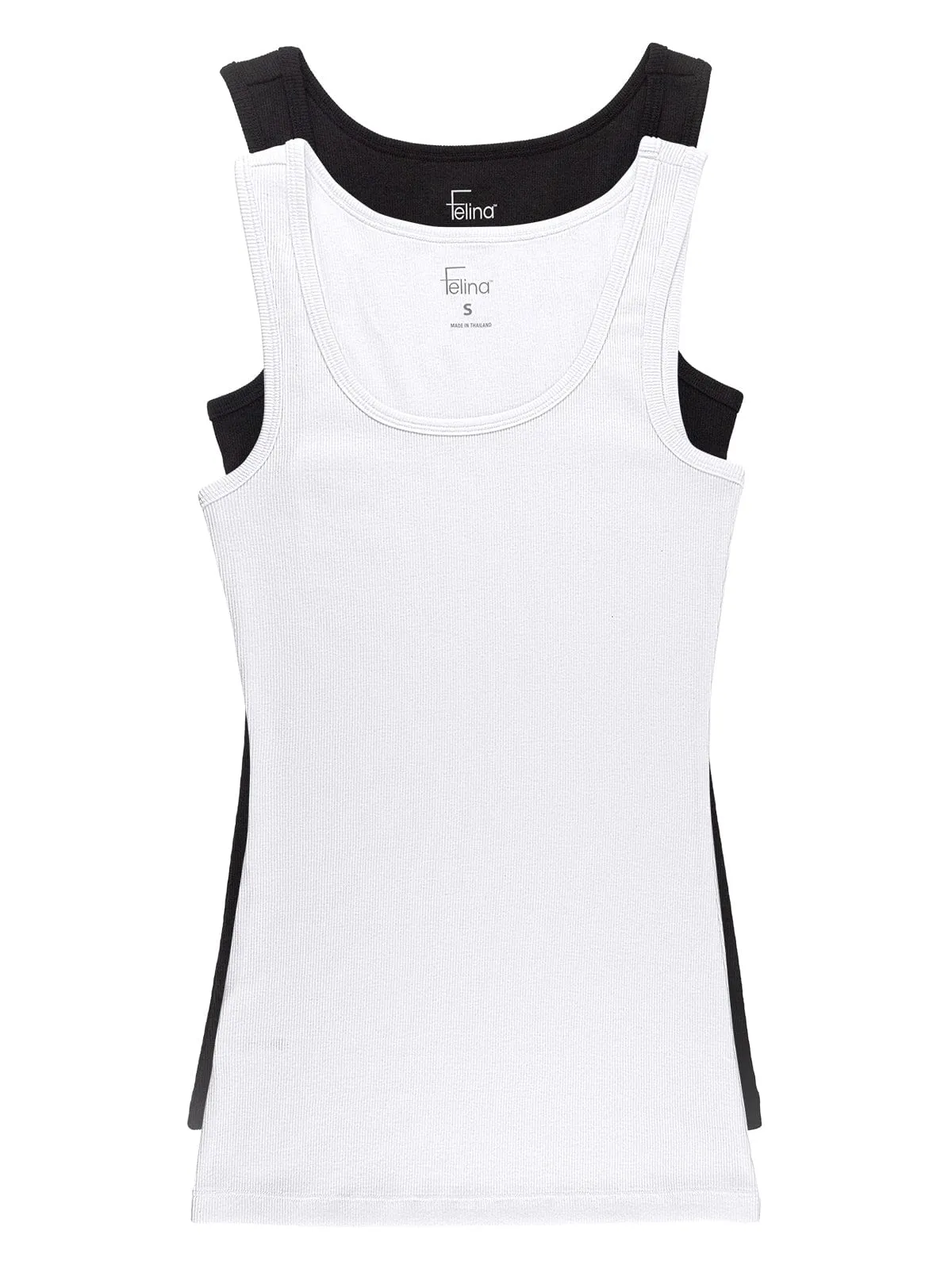 Cotton Ribbed Tank Top 2-Pack