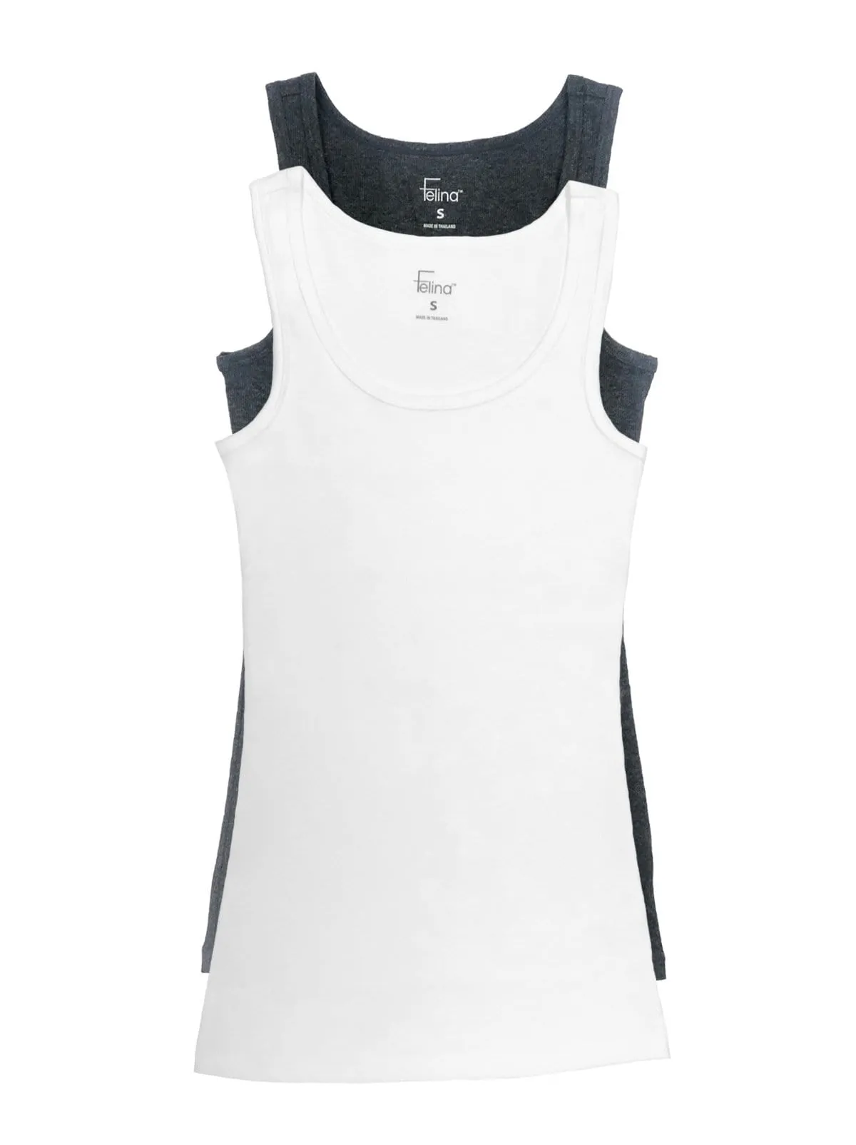 Cotton Ribbed Tank Top 2-Pack