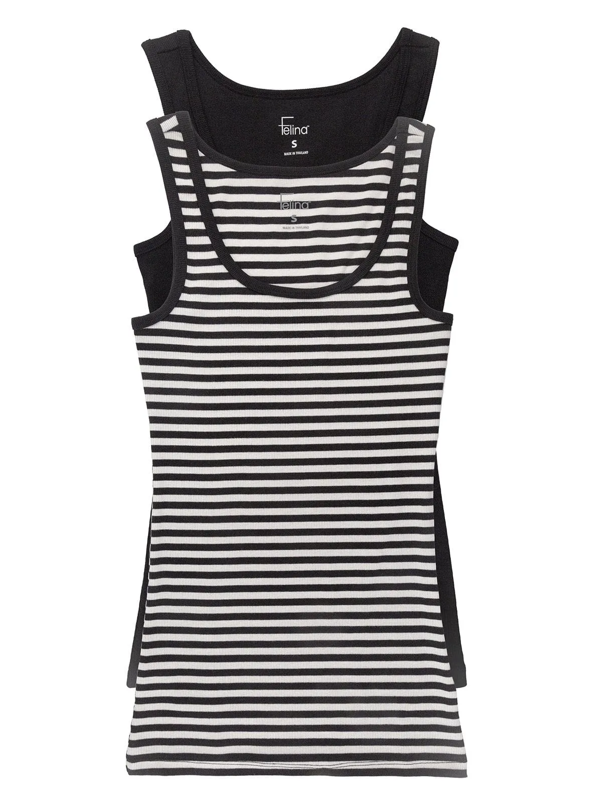 Cotton Ribbed Tank Top 2-Pack