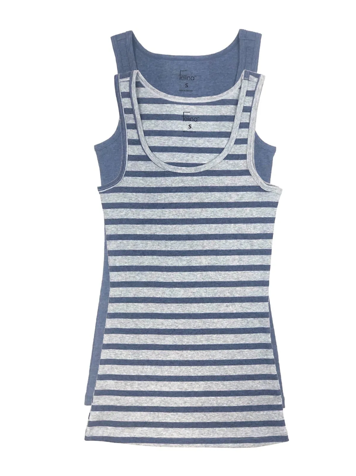 Cotton Ribbed Tank Top 2-Pack