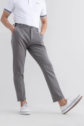 Edify Grey Knitted Chino