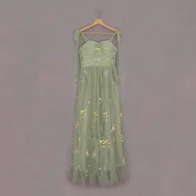 Enchanted Lalla Dress - Fern Sage Green