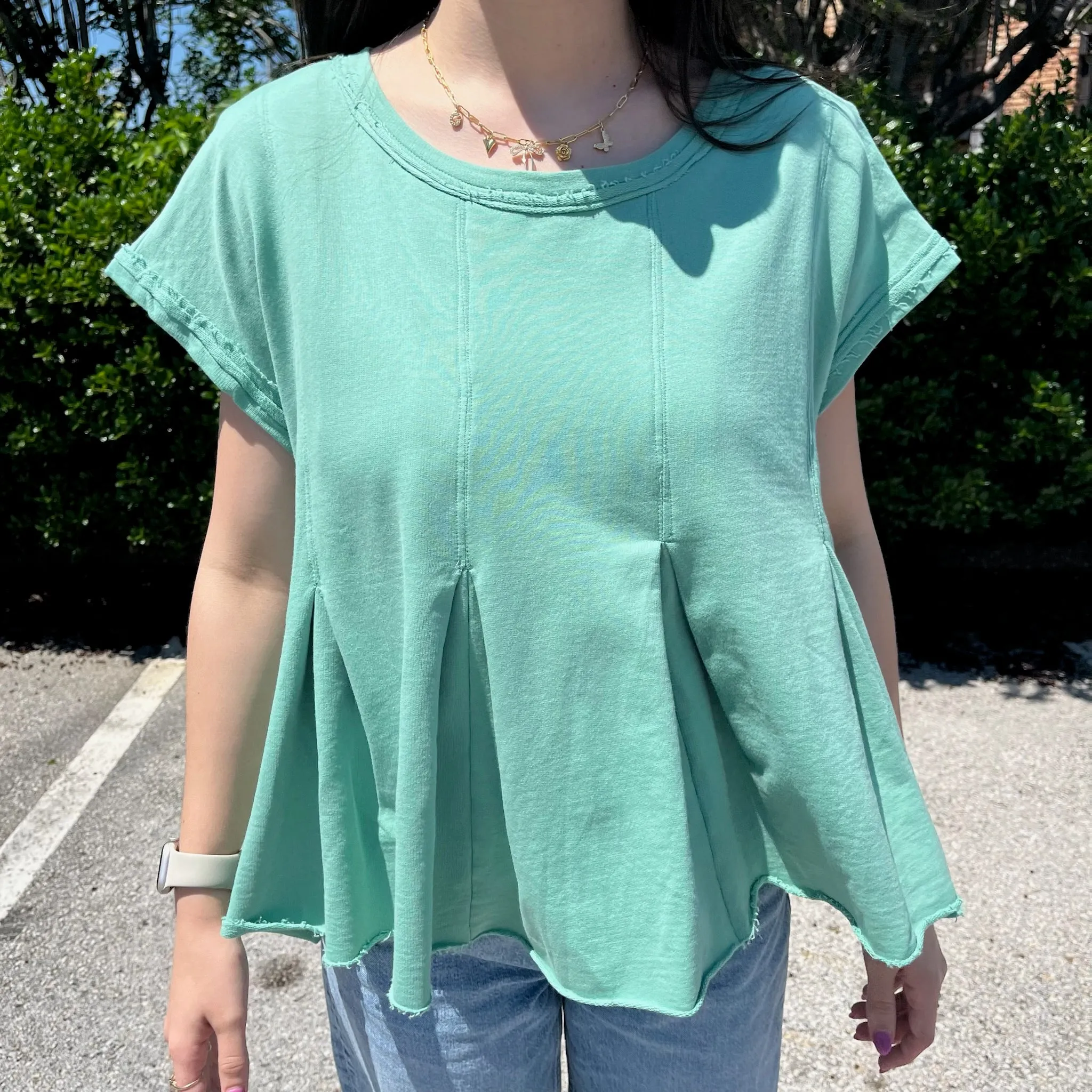 Everyday Basic Top- Mint