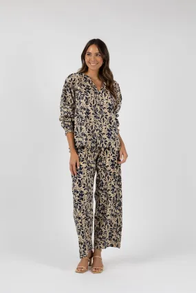 Humidity Eden Pant - Navy Print