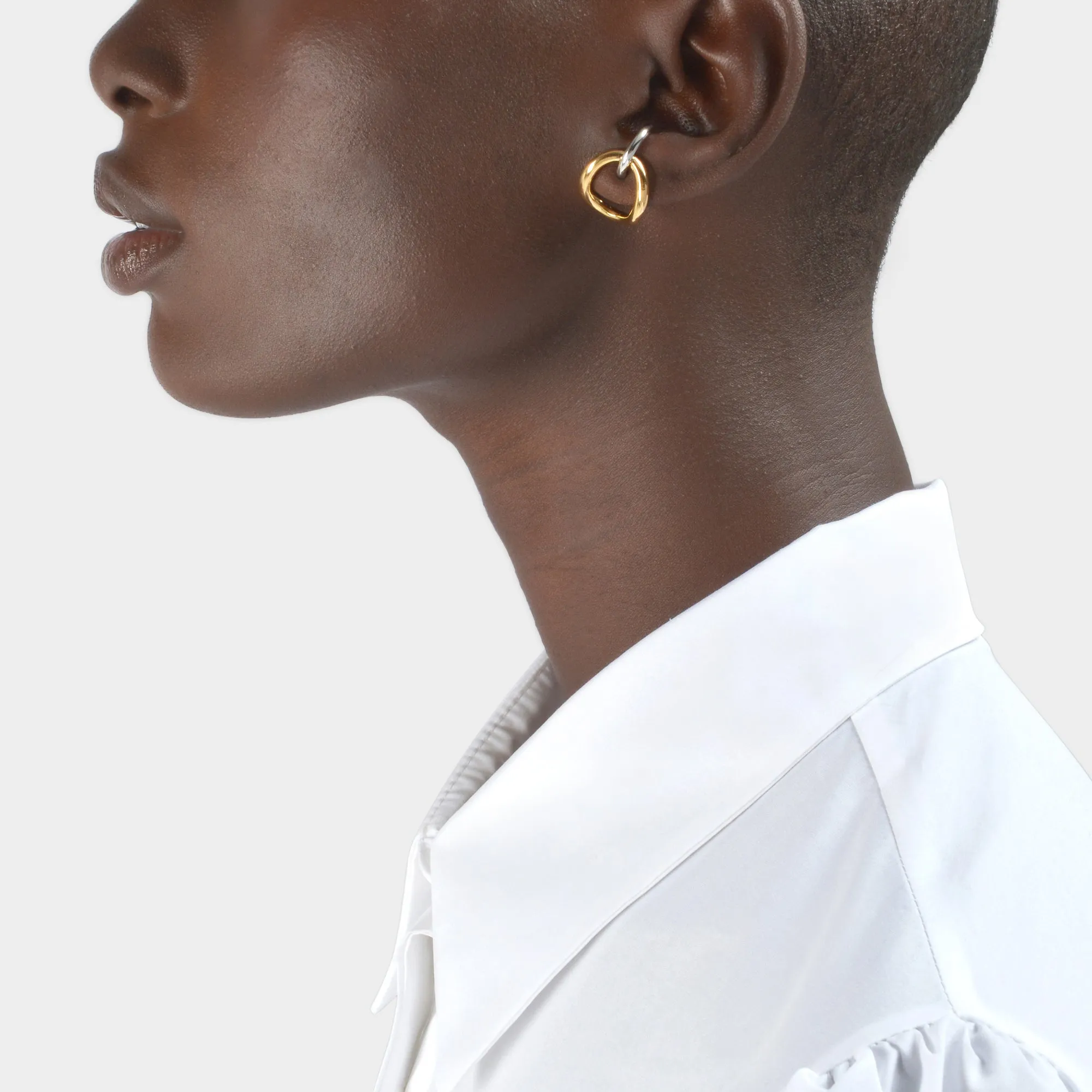 Inner Naho Earring - Charlotte Chesnais - Silver/18K Gold Plated