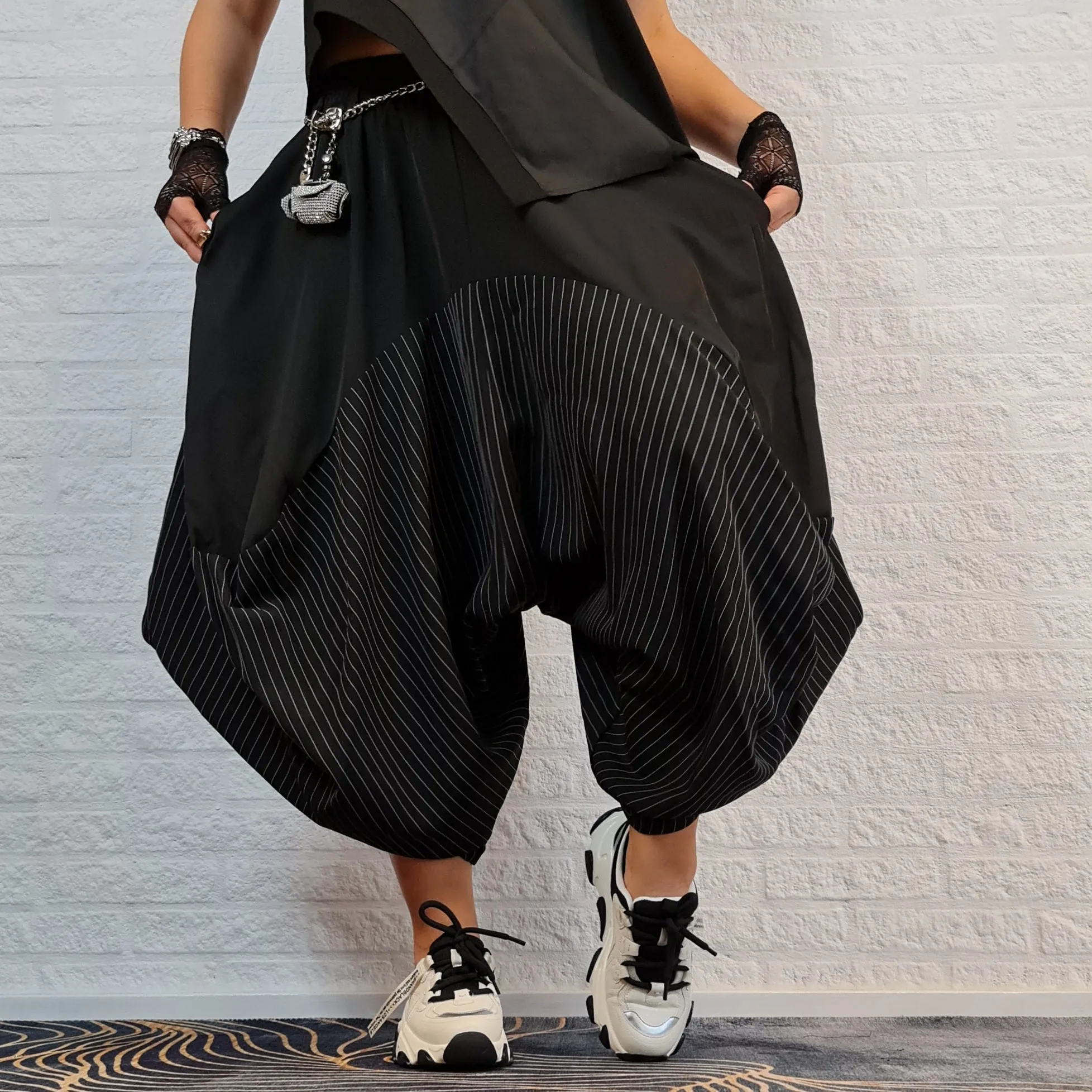 Jazz Up Street Punk Wide Legged Pants