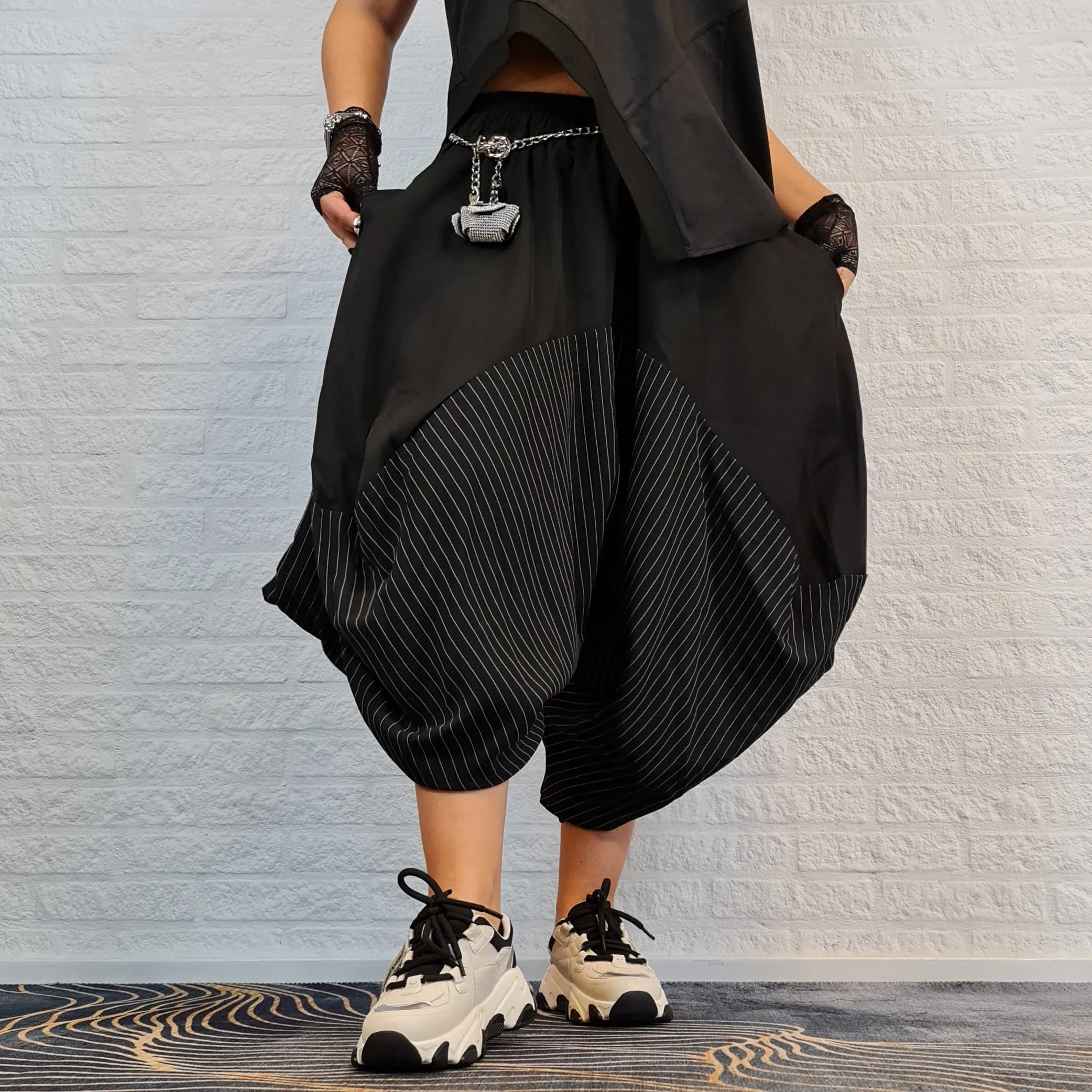 Jazz Up Street Punk Wide Legged Pants