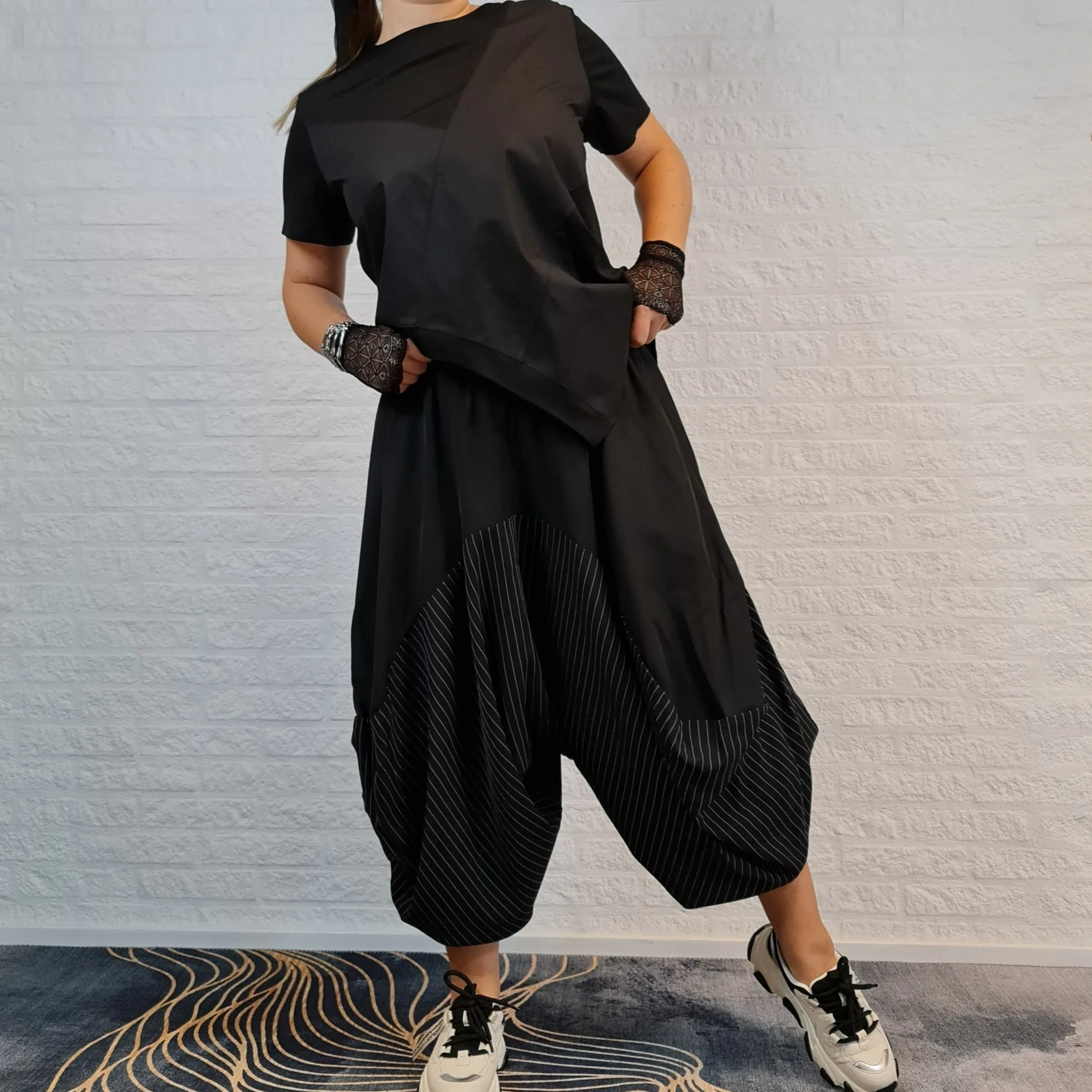 Jazz Up Street Punk Wide Legged Pants