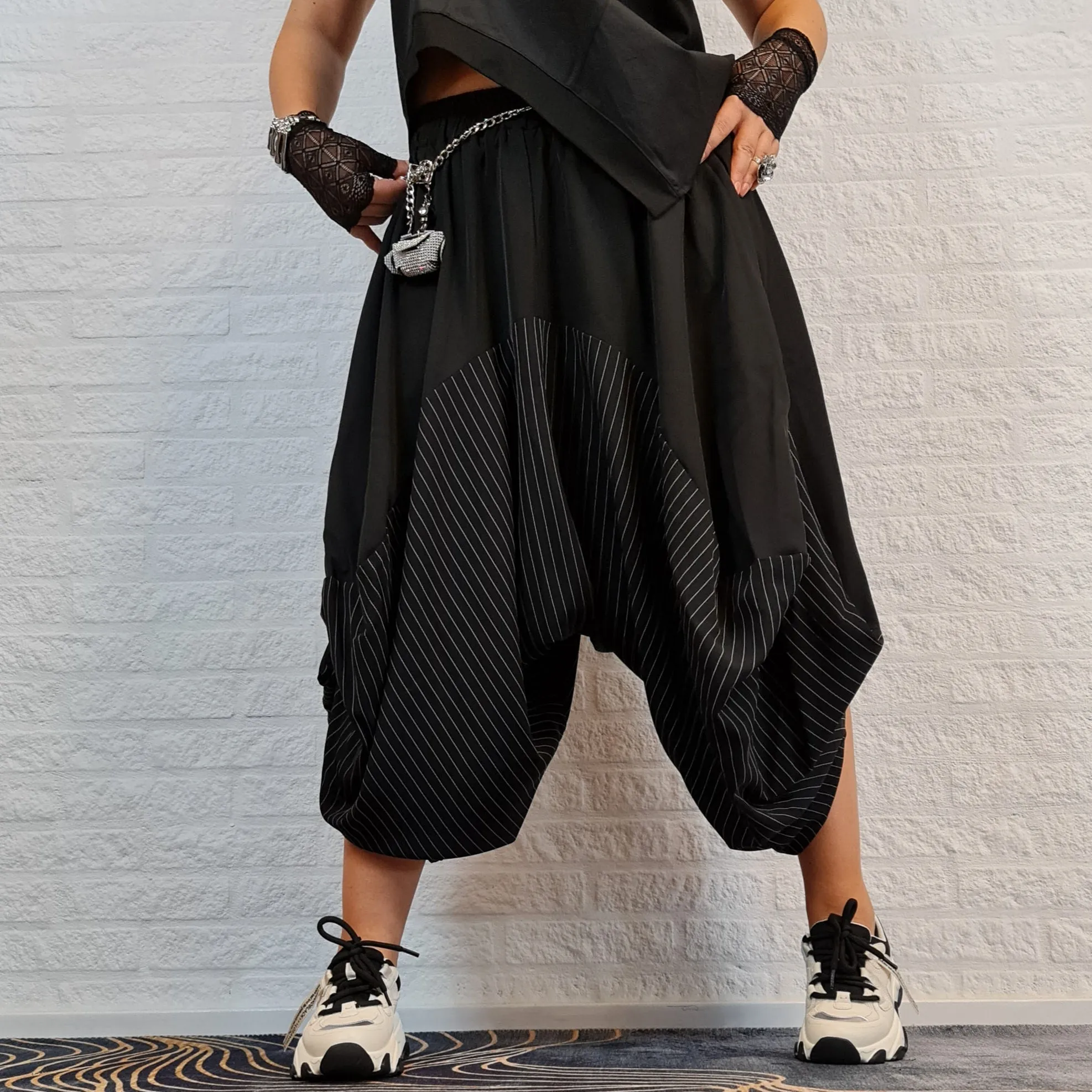 Jazz Up Street Punk Wide Legged Pants