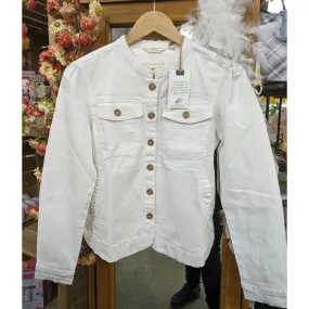 Lily & Me 20 White Ivy Twill Jacket