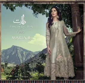 Maria B Net Dresses - Embroidered Net Dupatta - Replica - Unstitched