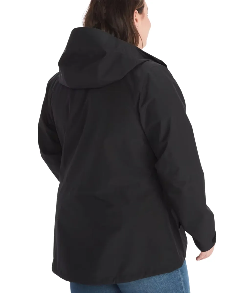 Marmot Minimalist Goretex Shell Women's Plus Size Rain Jacket Black USA Size 1X