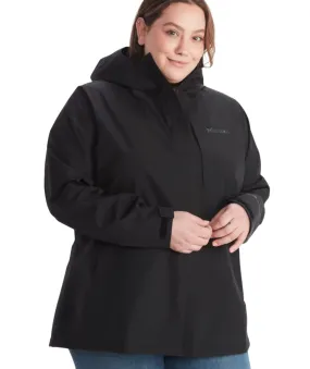 Marmot Minimalist Goretex Shell Women's Plus Size Rain Jacket Black USA Size 1X