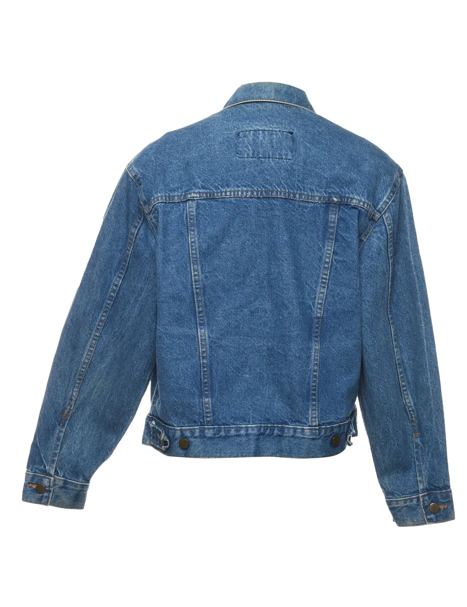 Medium Wash Classic Denim Jacket - M